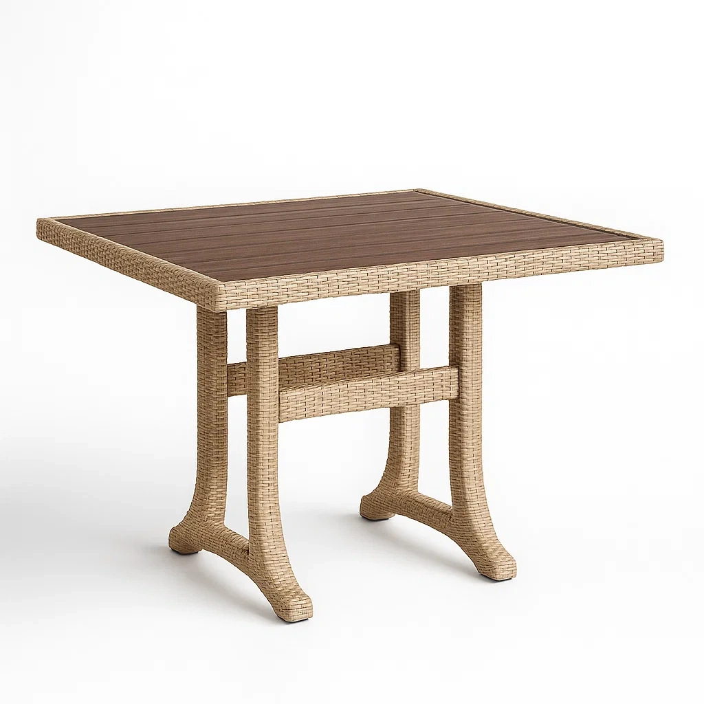 Table,Table en rotin - COUCHATERIA
