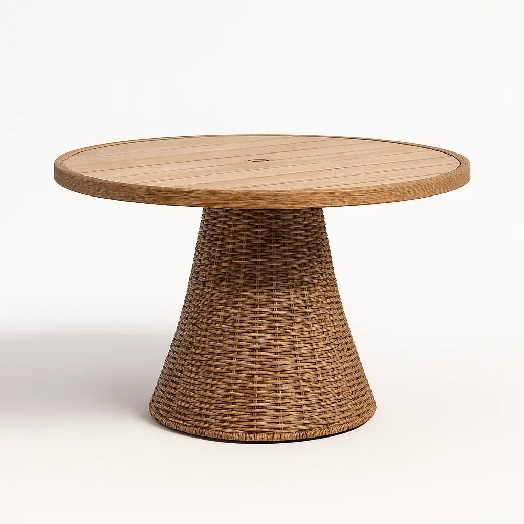 Table,Table en rotin - COUCHATERIA