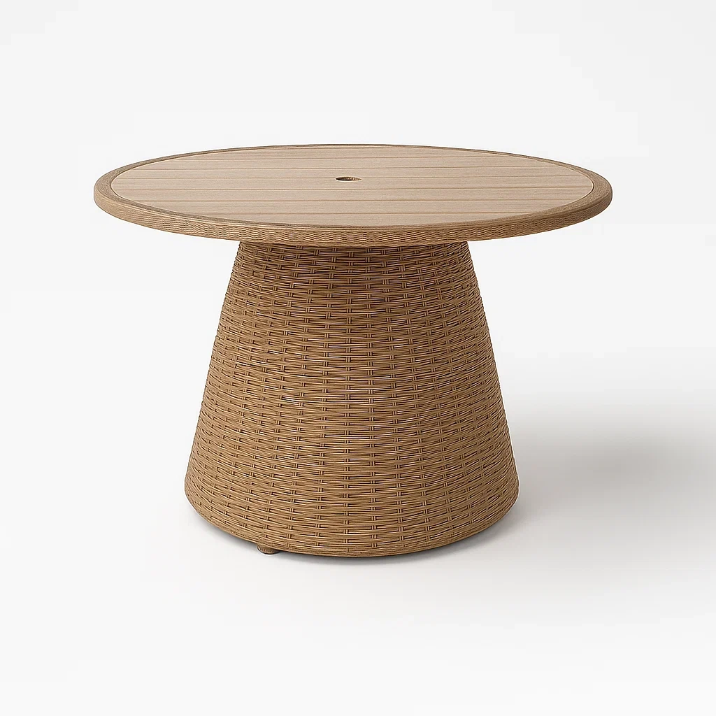 Table,Table en rotin - COUCHATERIA