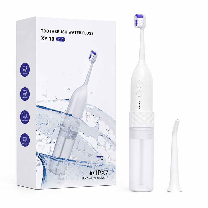 2 in 1 ELECTRIC TOOTHBRUSH & WATER FLOSSER COMBO