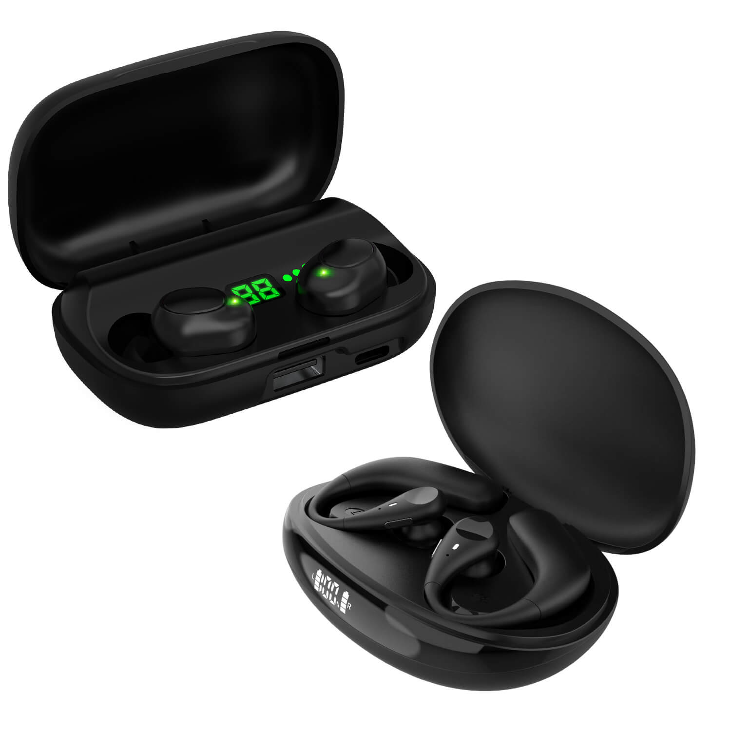 digital hearing aid CIC/BTE with Bluetooth