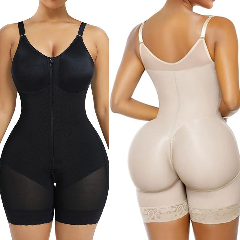 🔥Women’s Colombianas Shapewear–Tummy Gone Instantly-Tummy Control, Butt Lifter, Detachable Straps & Zipper Crotch