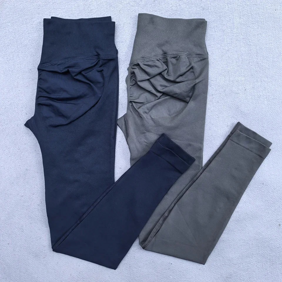 New Seamless Yoga Legging for Women Scrunch Butt Lifting Gym Legging Workout Yoga Pants Low Ribbed Waistband Sports Tights