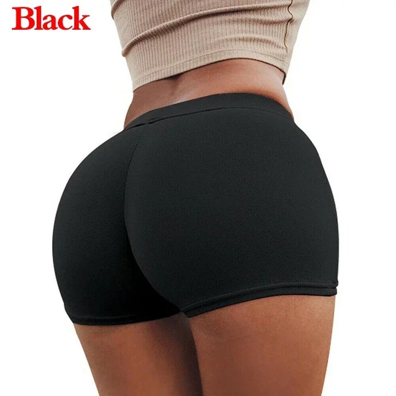 Women Sexy Shorts Push Up Running Gym Legging Bottoms Tights Stretch Breathable Fitness Workout Plus Size Sport Yoga Shorts