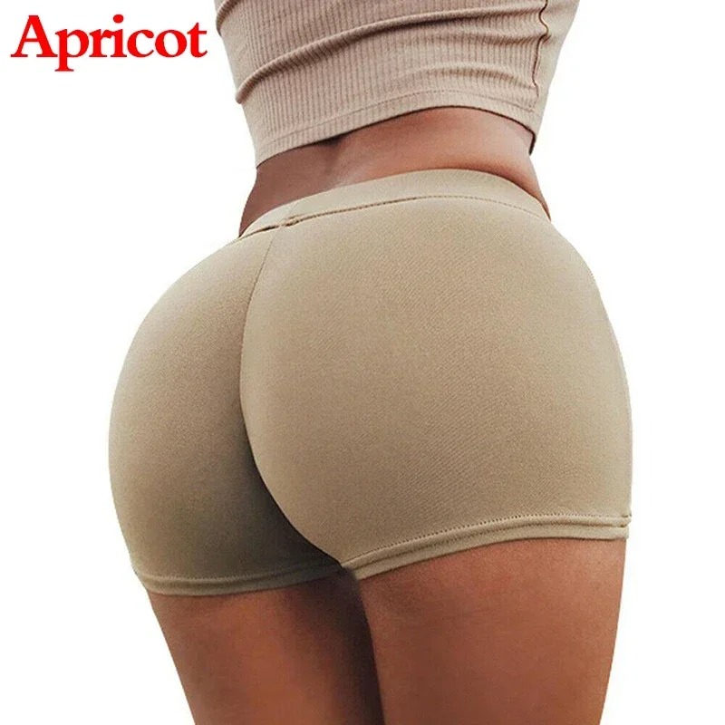 Women Sexy Shorts Push Up Running Gym Legging Bottoms Tights Stretch Breathable Fitness Workout Plus Size Sport Yoga Shorts