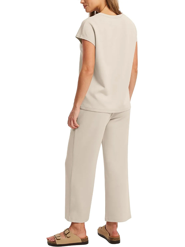 ⏰ LAST DAY SAVE 50% 💥Women Summer Vacation Outfits Cap Sleeve Tops Lounge Matching Sets