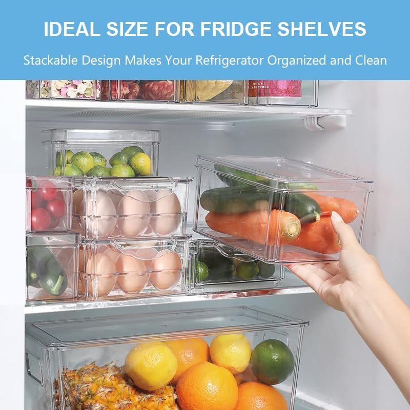 Pure Future 2-Pack Fridge Organizers and Storage (Holds 30 Eggs) - Model: B0BMPC67RQ