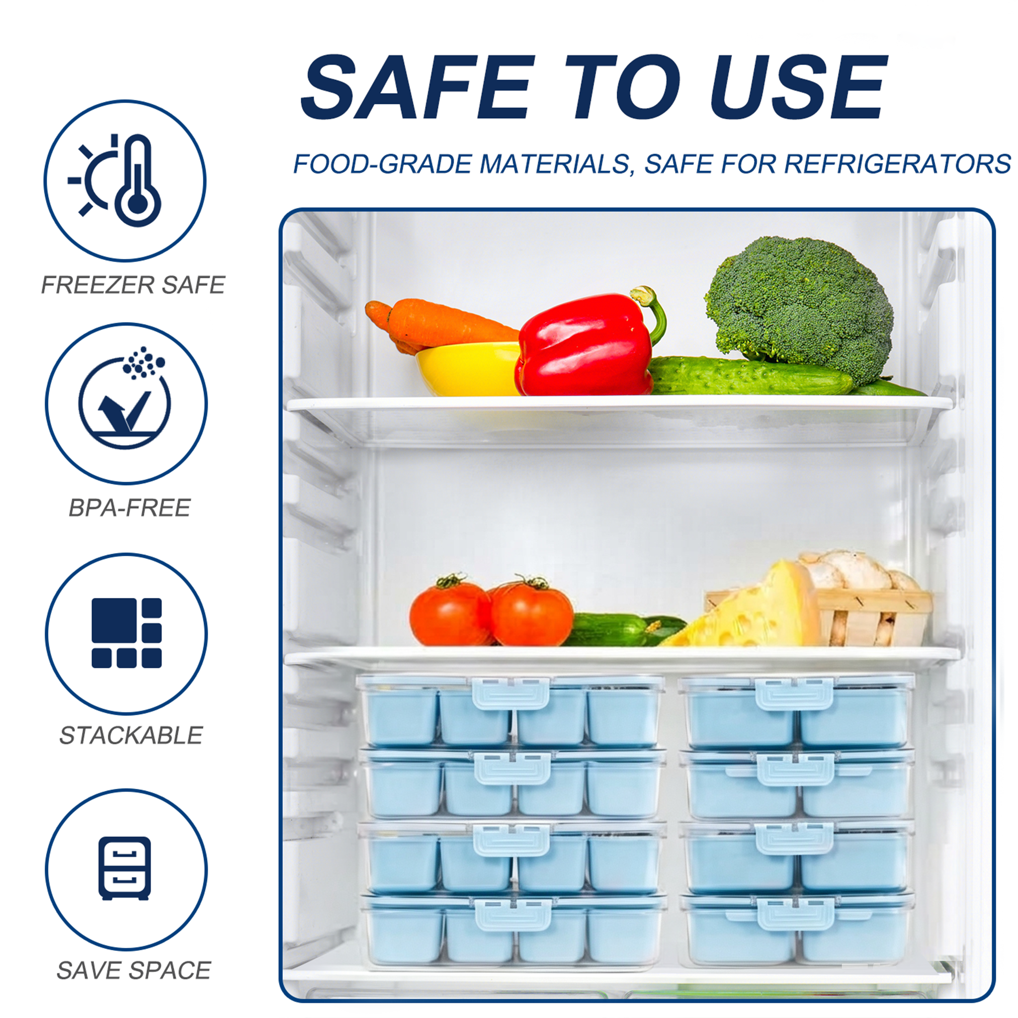 [Copy]Pure Future 8-Compartment Snackle Box Container (Model: B0H7J16S8Q)