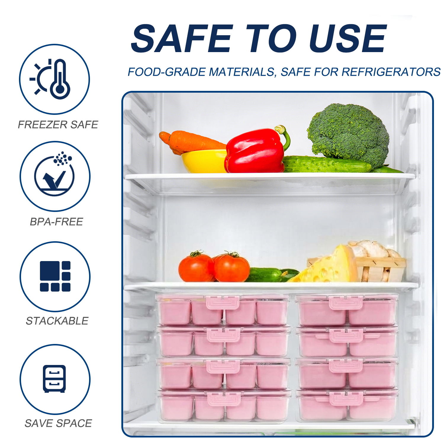 Pure Future 8-Compartment Snackle Box Container (Model: B0H7HV6FT5)