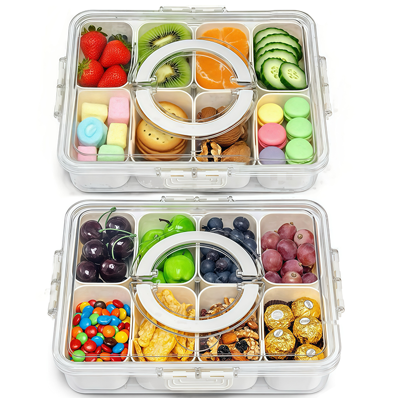 Pure Future Snackle Box Container 2-Pack(Model:B0F7RF6FZK)