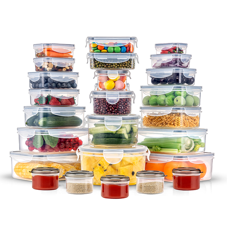 KUMD 50-Piece (25-Pack) Food Storage Containers Set with Lids - Model: B0DPYRYK8Q
