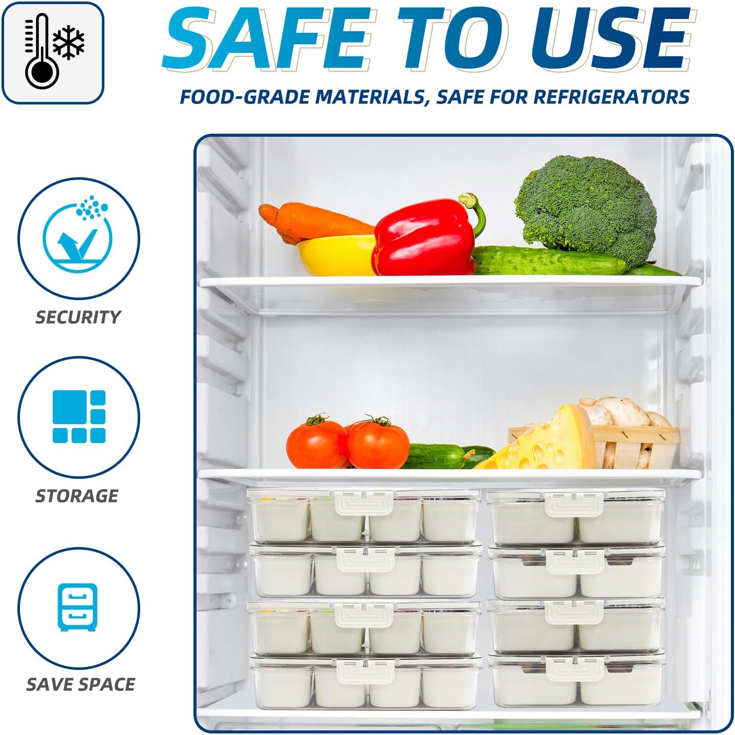 Pure Future Snackle Box Container 2-Pack(Model:B0F7RF6FZK)