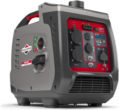 Briggs & Stratton PowerSmart Series P2400 Groupe Électrogène Inverter 2400W / 1800W, 230V, Essence, Silencieux et Léger-Dwellingixe