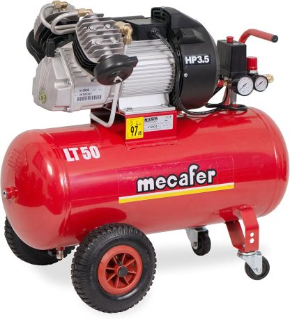 Mecafer 425136 Compresseur 50L 3,5 hp Coaxial V – Haute performance, alimentation 230V-Dwellingixe