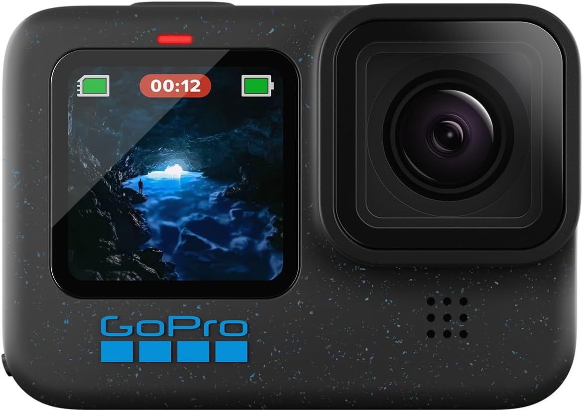 GoPro HERO12 Black Caméra d'action étanche Ultra HD 5.3K60 27MP HDR écran 2.27 pouces Bluetooth USB Micro SD-Dwellingixe