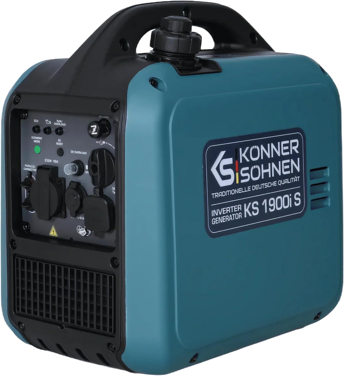 K et S Könner & Söhnen KS 1900i S Générateur Inverter 2,0 kW avec Boîtier Insonorisé, Groupe Électrogène de Secours à Essence avec Enroulement en Cuivre et 2 Sorties USB-Dwellingixe