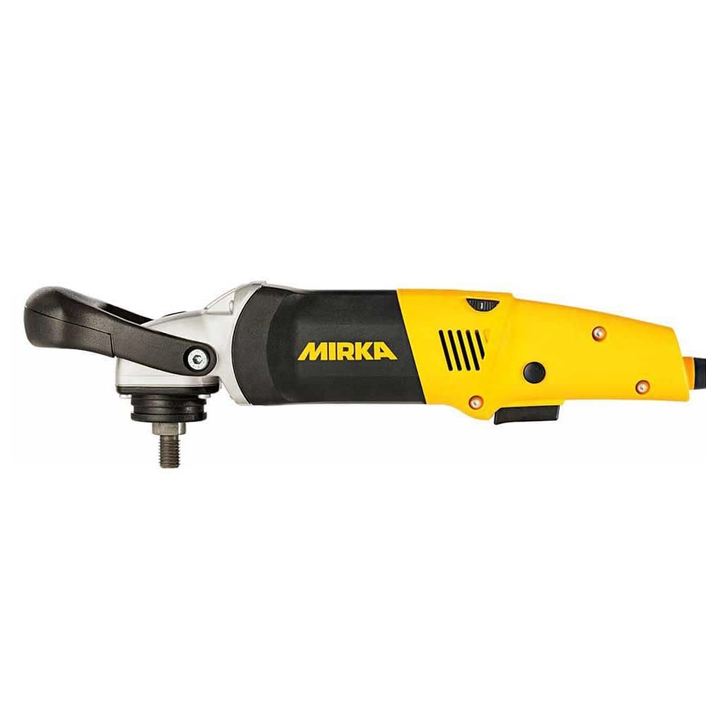 Polisseuse électrique Mirka PS 1437 230V – 1100-3700 tr/min – Ø77/125/135/150 mm – filetage M14 – câble 4 m – jaune-Dwellingixe