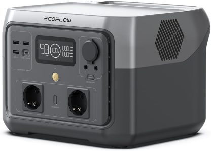 ECOFLOW RIVER 2 MAX Station électrique portable 512Wh LiFePO4, 1000W X-Boost, charge rapide 1h, 220V AC, 6 kg-Dwellingixe