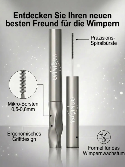 [Risikofreie Testphase] Premium 3-in-1 Metallic-Mascara | Inkl. Wimpernserum | Wasserfest | Für empfindliche Augen geeignet 👁️✨