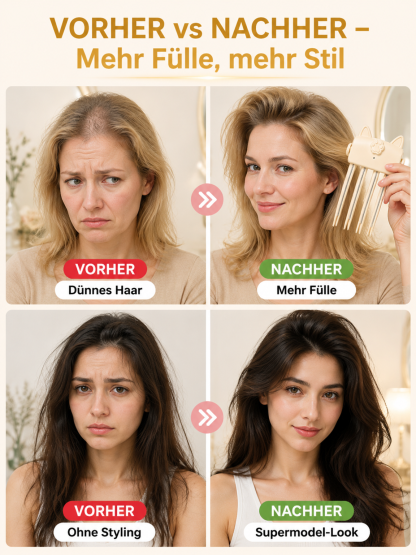 🔥 In 3 Sek. zu Traum-Volumen am Ansatz! Kabelloser Volumen-Haaransatz-Lifter mit Aufheizfunktion
