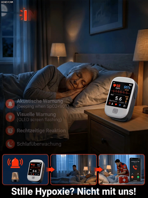 【Neues Modell 2026】10-in-1 Multifunktionales Fingerspitzen-Messgerät