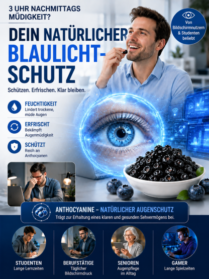 ✨Premium Polarkreis Wildheidelbeeren | Natürliche Hilfe bei Cholesterin und Müdigkeit✅