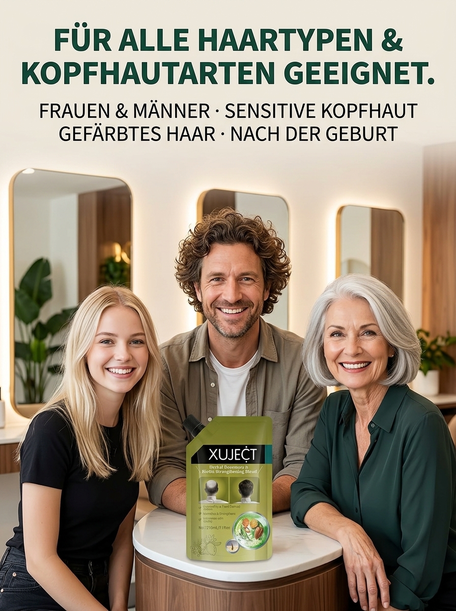 【Rosmarin-Keratin-Volumenshampoo】✨Sichtbare Ergebnisse in 2 Wochen bei starkem Haarausfall✨Dichtes Haar wie in jungen Jahren – durch dauerhafte Anwendungp✨