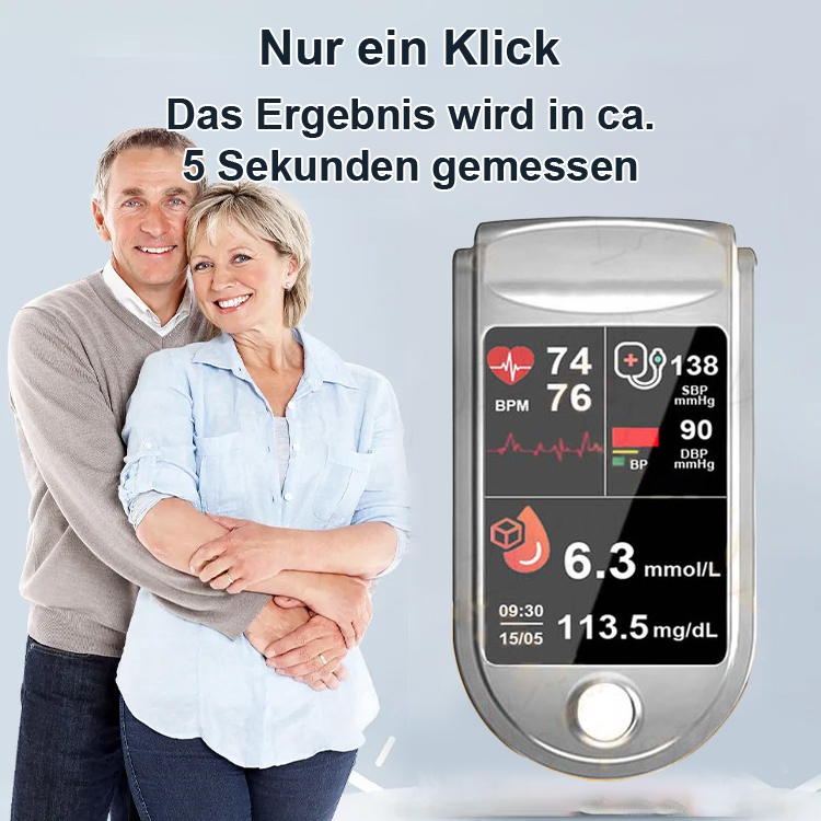 Keine Teststreifen nötig |  Ihr All-in-One Gesundheitsbegleiter für zu Hause