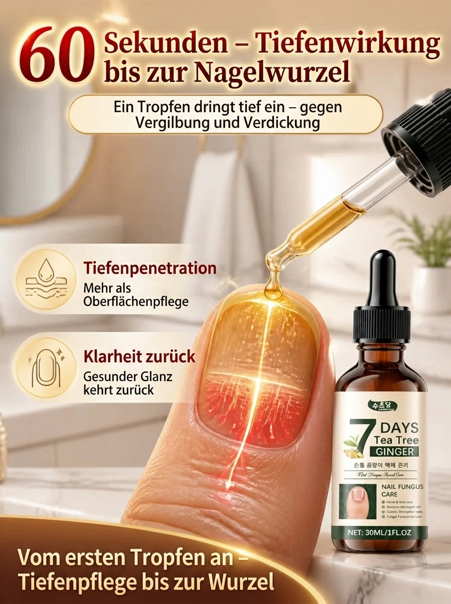 【Nagelpflegelösung 】Dringt tief in die Nägel ein und bekämpft Nagelpilz an der Wurzel.