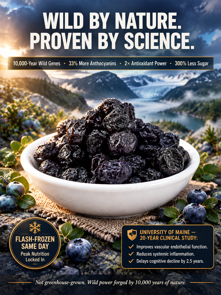 ✨Premium Polarkreis Wildheidelbeeren | Natürliche Hilfe bei Cholesterin und Müdigkeit✅