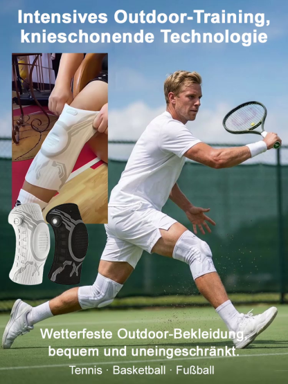 【45 Jahre Forschung von Orthopädie-Experten】97 % weniger Kniebelastung🏃‍♀️Atmungsaktives 3D-Gestrick – für trockene Knie bei ausdauerndem Sport👍Lindert Schmerzen bei Sportverletzungen oder Arthritis