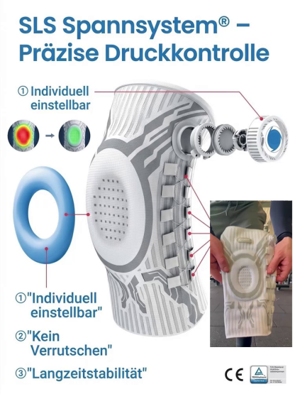 【45 Jahre Forschung von Orthopädie-Experten】97 % weniger Kniebelastung🏃‍♀️Atmungsaktives 3D-Gestrick – für trockene Knie bei ausdauerndem Sport👍Lindert Schmerzen bei Sportverletzungen oder Arthritis