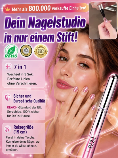 7-in-1 Nagelpflegestift Professionelles Maniküre-Werkzeug für Zuhause