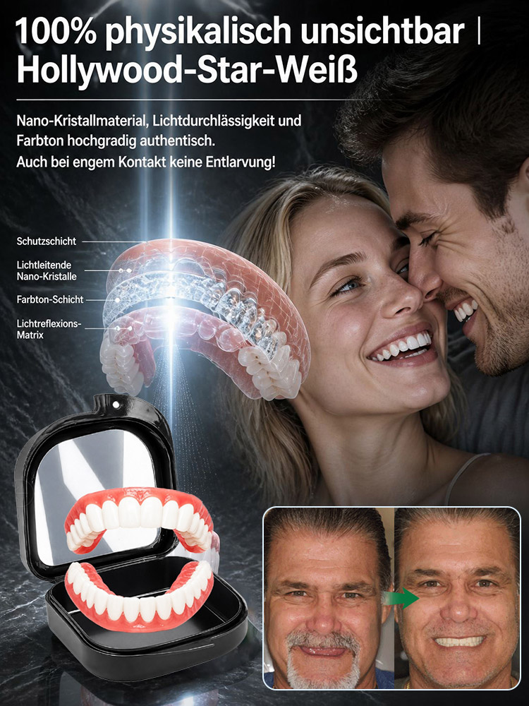 Medizinisches Komfort-Zahnersatz-Set🦷 Perfeekter Zahnersatz – Sofort & Ohne Schmerzen