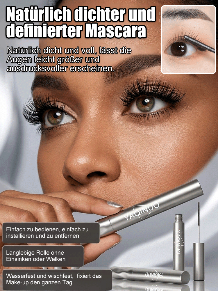 [Risikofreie Testphase] Premium 3-in-1 Metallic-Mascara | Inkl. Wimpernserum | Wasserfest | Für empfindliche Augen geeignet 👁️✨