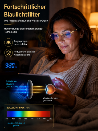 【Kein Sehtest nötig】Die Brille mit automatischem Gleitsicht-Zoom