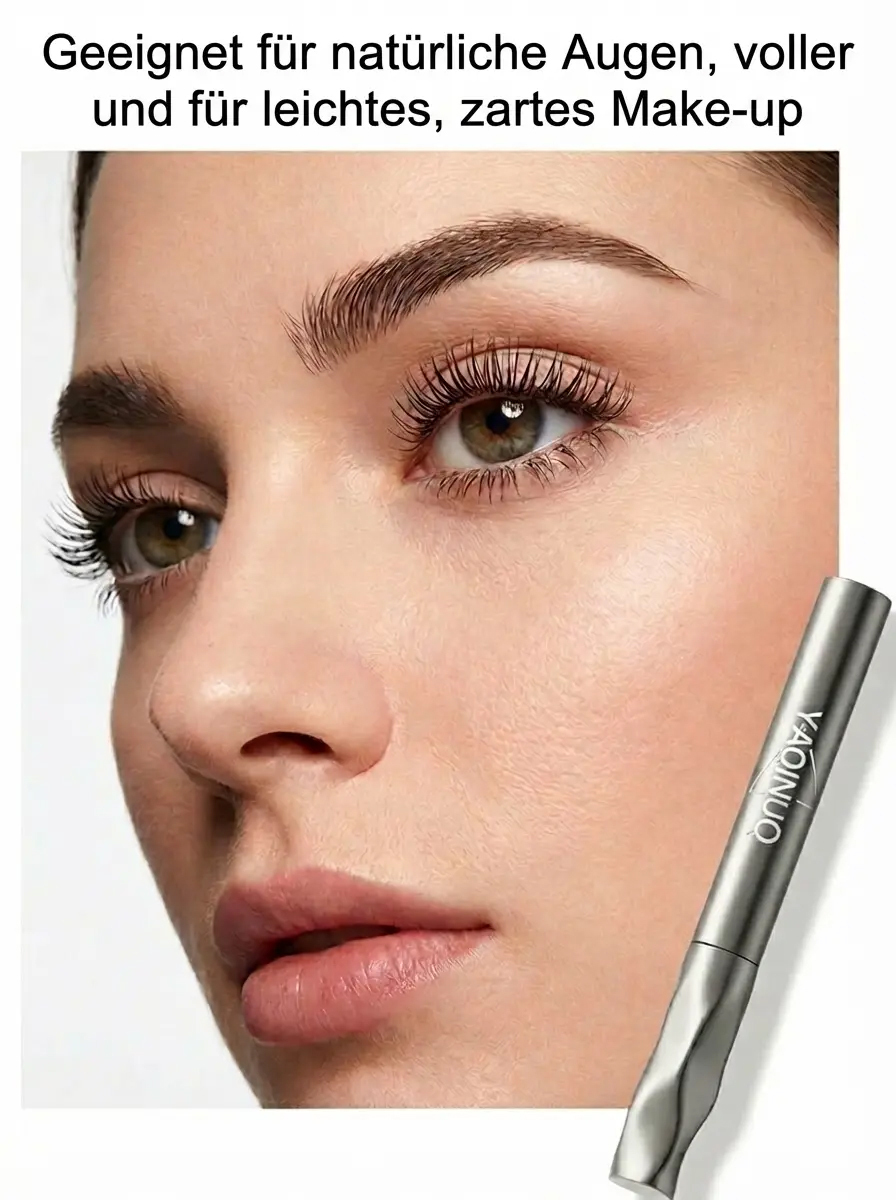 [Risikofreie Testphase] Premium 3-in-1 Metallic-Mascara | Inkl. Wimpernserum | Wasserfest | Für empfindliche Augen geeignet 👁️✨