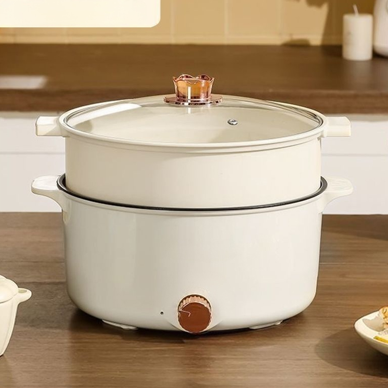 Multifunktionale Brattpann in einem Topf elektrischer Topf