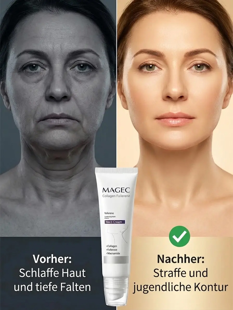 【10 Jahre jünger】✨Kollagen-Fulleren Zell-Regenerationscreme Sofortige Straffung & Falten-Auffüllung✨Mildert Falten, festigt die Haut und verleiht einen strahlenden Teint.