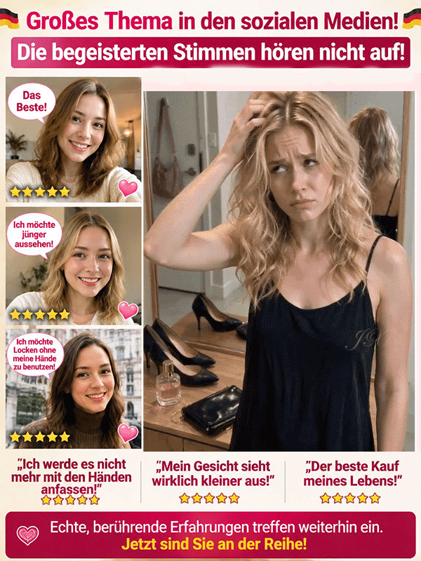 Schluss mit plattem Haar! Kabelloser Ansatz-Booster mit Rotlicht für XXL-Volumen.