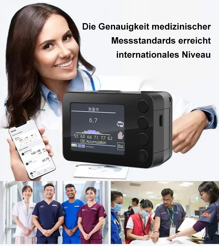 【Fingerclip-Pulsoximeter】✌️Kein Stechen in den Finger nötig👍Genauigkeit 99%