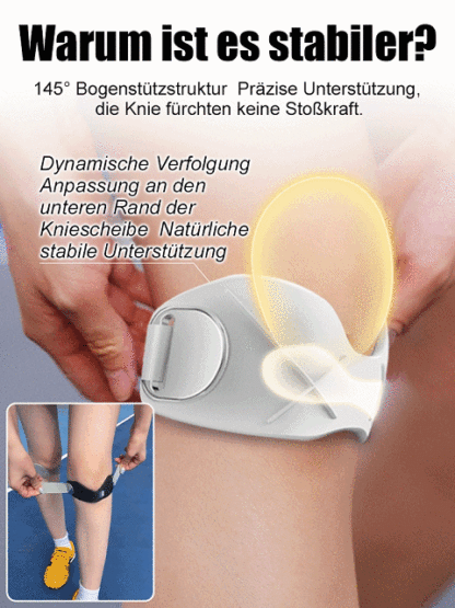 【Professionelle Kniescheibenbandage】🏃‍♀️mit Stoßdämpfung und Atmungsaktivität👩‍⚕️Von Top-Orthopäden entwickelt👍Bionik-Silikon absorbiert über 90 % der Stoßbelastung | Täglich tragen und Ihre Knie fühlen sich wieder so leicht an wie mit 20