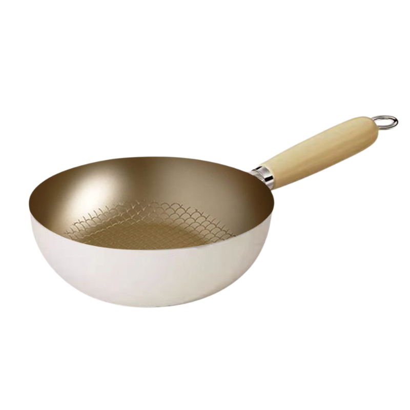 Weiße Keramik-Antihaft-Bratpfanne