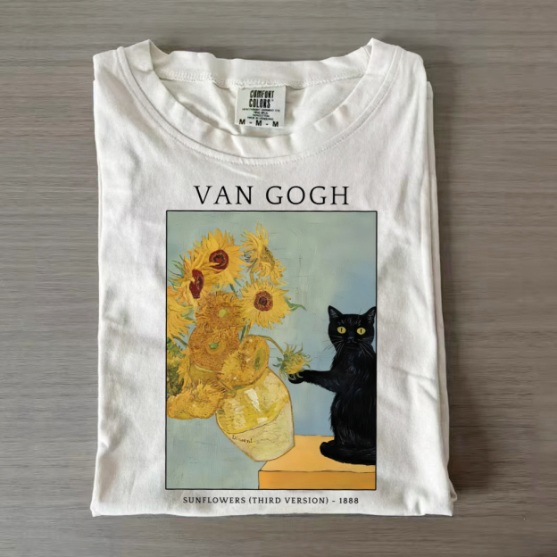 Funny Van Gogh Sunflowers T-shirt