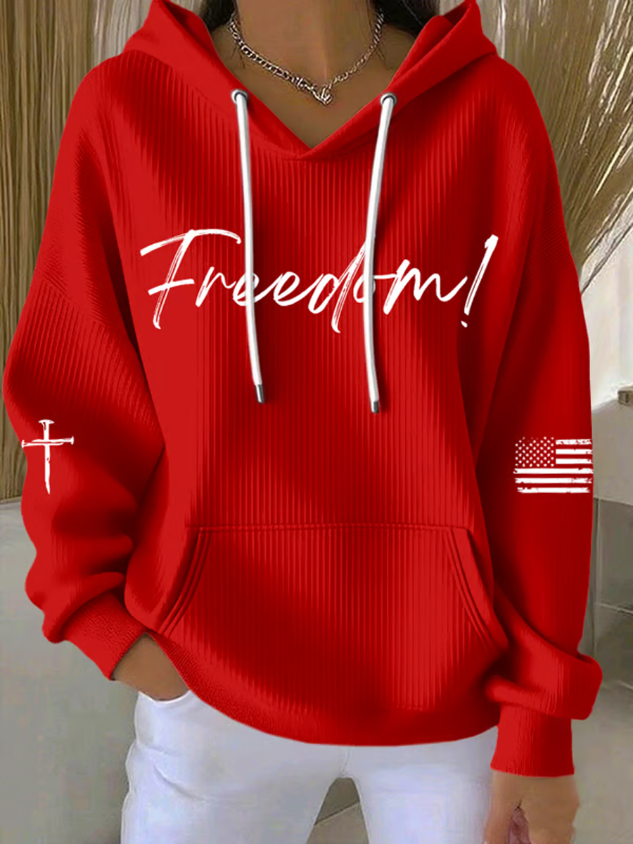 Women's Freedom Printed Printed Tops-America250