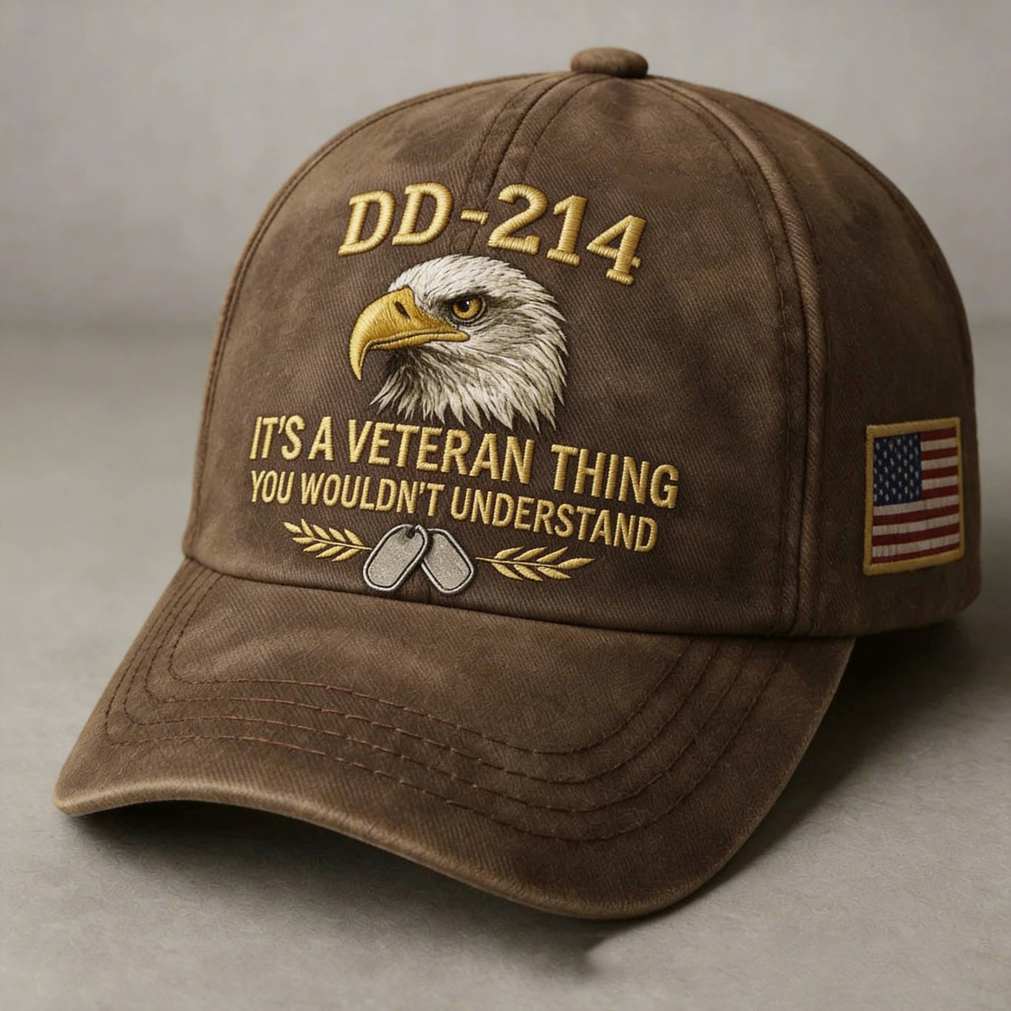 DD-214 Veteran Hat -It's a veteran thing - Embroidered Edition-America250