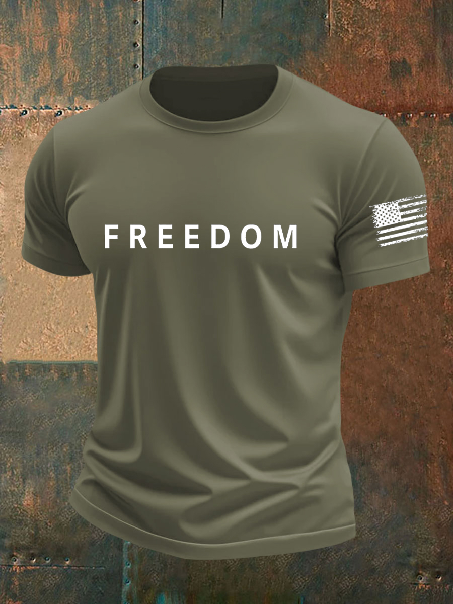 Men's Freedom Is Not Free R.I.P C.K Short Sleeve T-shirt-America250