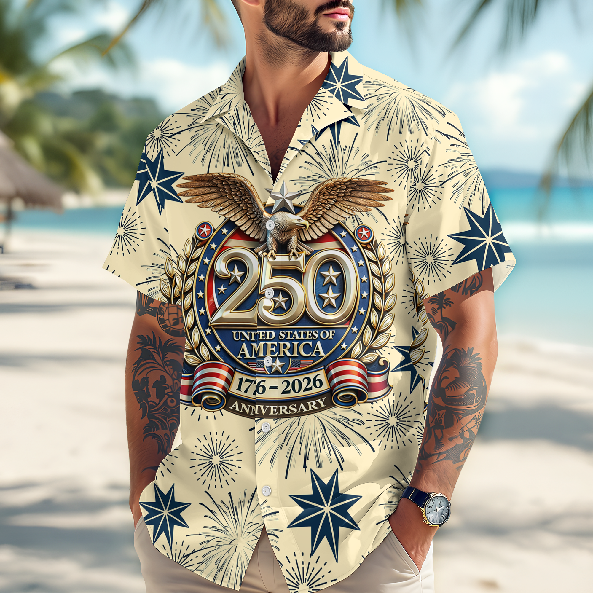 America 1776 - 2026 Hawaii Shirt