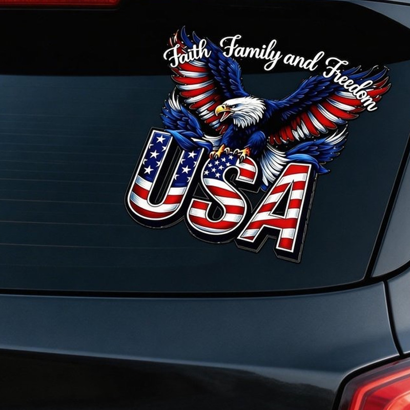 USA 250th Anniversary Car Window Decal Sticker-America250