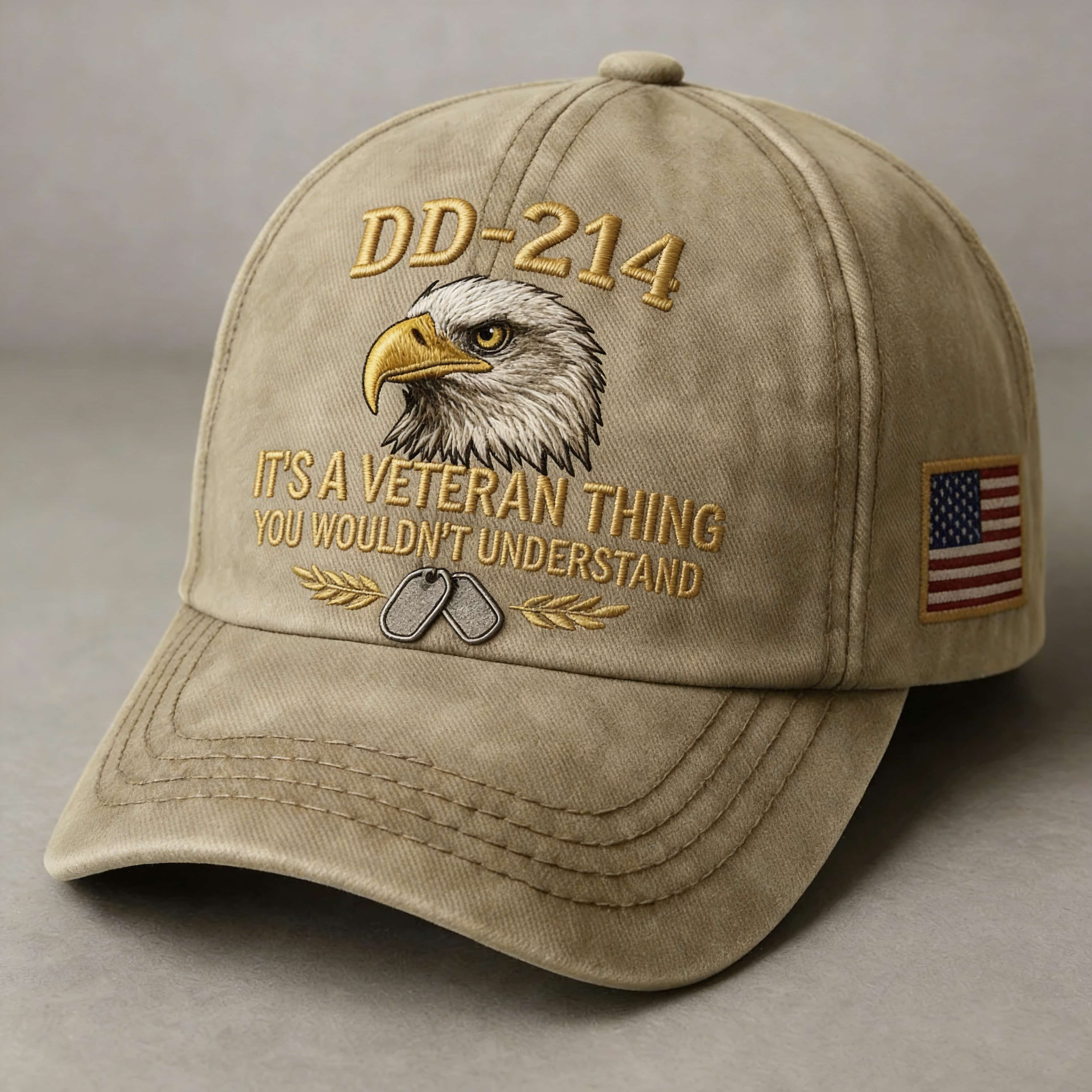 DD-214 Veteran Hat -It's a veteran thing - Embroidered Edition-America250
